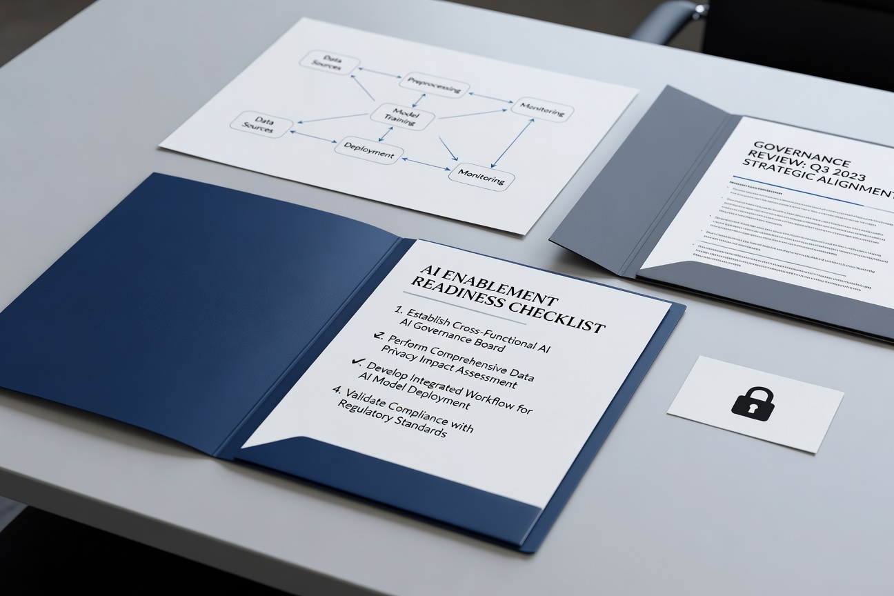 Turning checklist results into a focused next step on AI