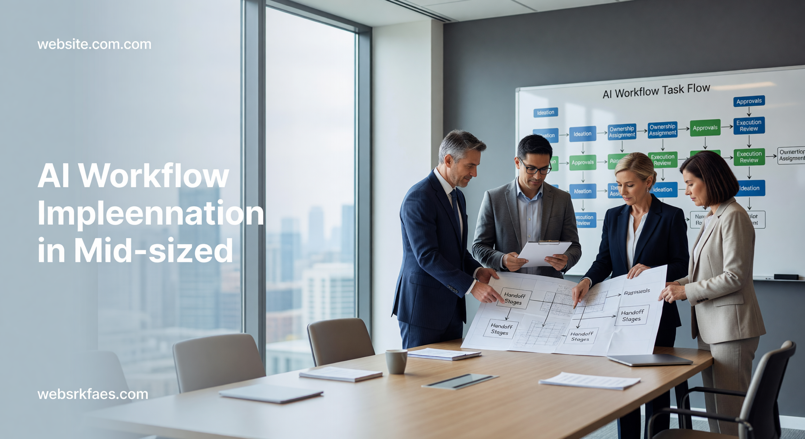 AI workflow implementation team building structured business workflows