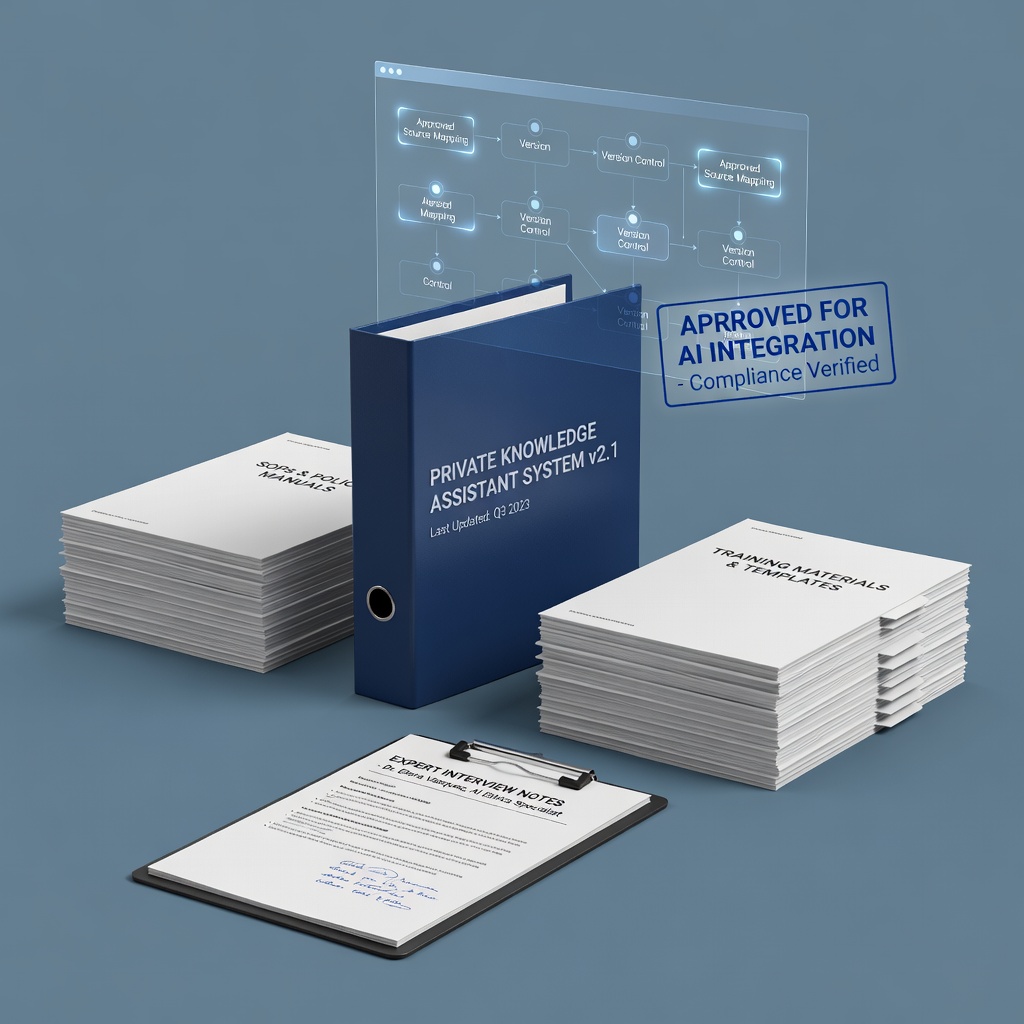 Curating internal documents and SOPs for an AI knowledge assistant