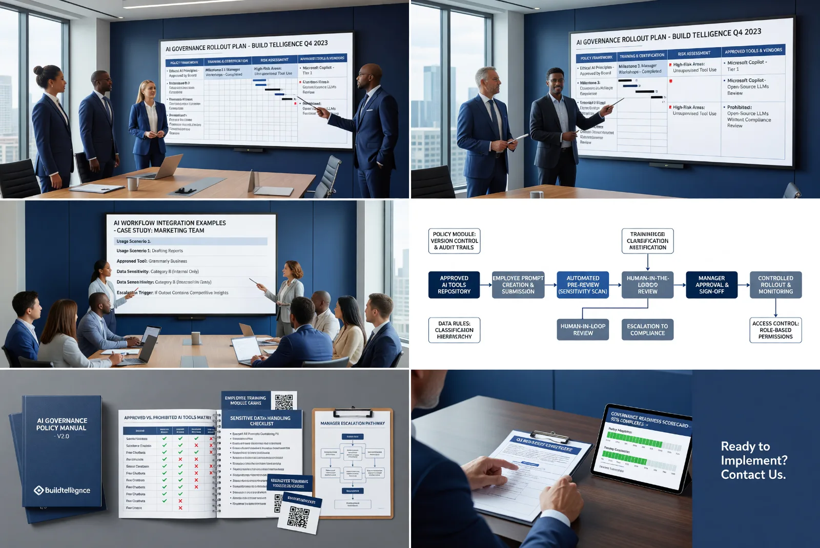 Practical AI training delivered to teams in role-specific sessions
